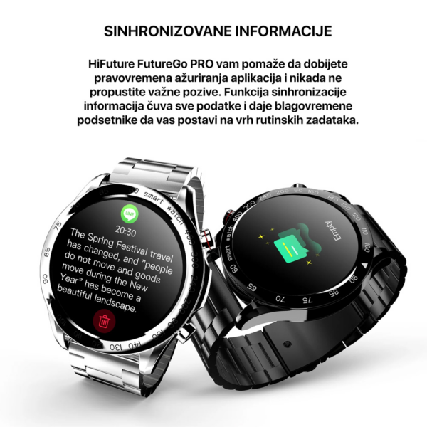 HiFuture Smart Watch Go Pro crni