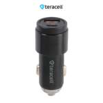 Auto punjac Teracell Evolution TC-11 PD 22.5W + USB QC3.0 20W, 45W (total) sa PD Lightning kablom crni - Slika 2