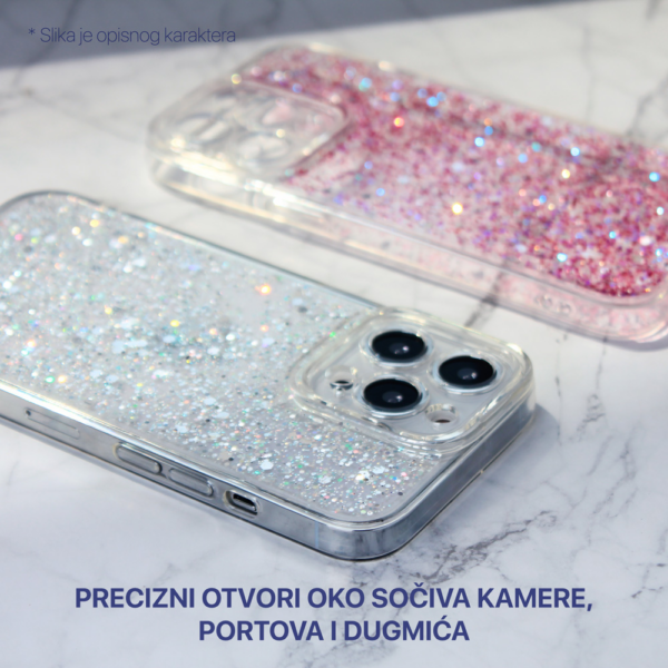 Torbica Glitter za iPhone 11 6.1 ljubicasta