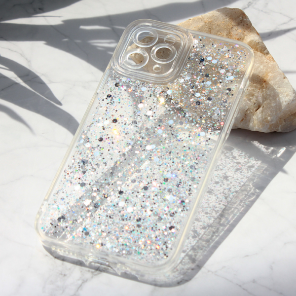 Torbica Glitter za iPhone 11 Pro 5.8 srebrna