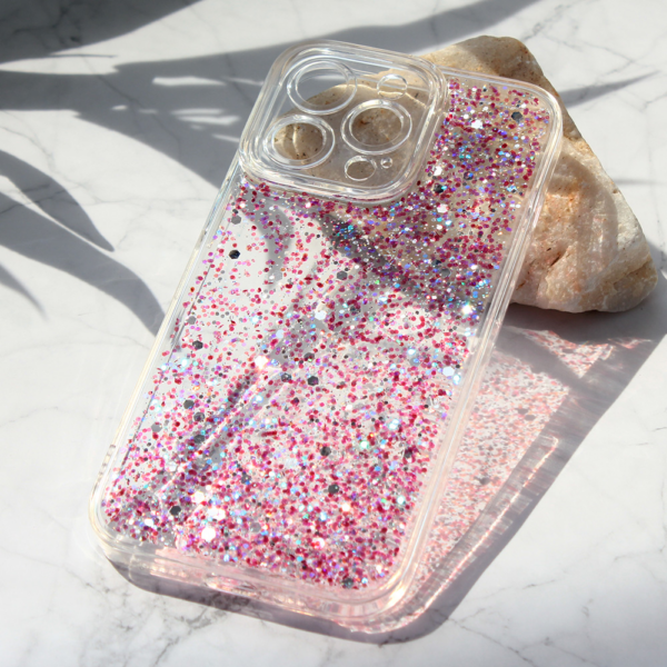 Torbica Glitter za iPhone 13 Pro 6.1 ljubicasta