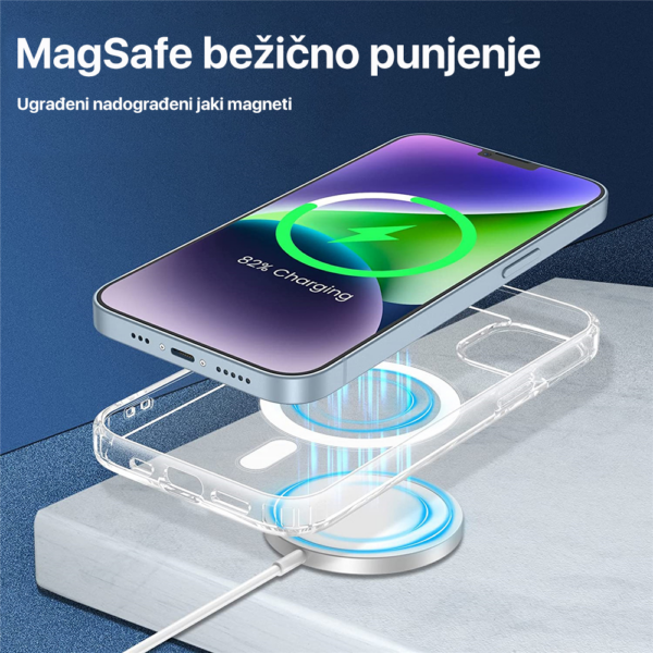 Torbica Magsafe za iPhone 15 6.1 transparent