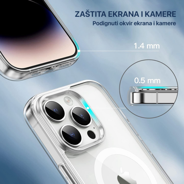 Torbica Magsafe za iPhone 15 6.1 transparent