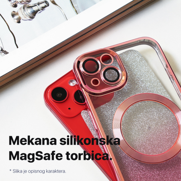 Torbica Shine Magsafe za iPhone 14 6.1 ljubicasta