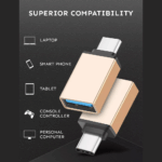 Adapter USB na Type C crni - Slika 4