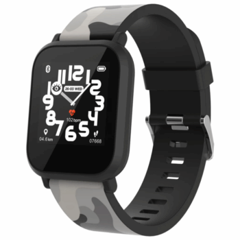 Smart watch CANYON My Dino KW-33, Teenager, 1.3" IPS, IP68, BT5.0, iOS, Android compatibile 155mAh, army sivi