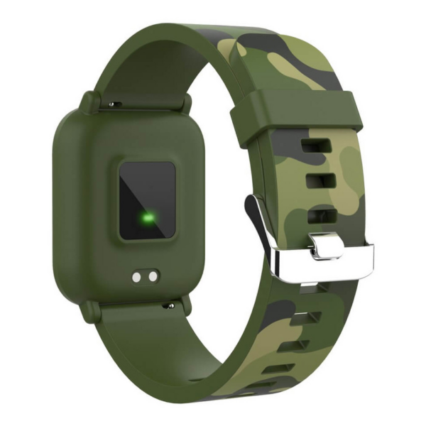 Smart watch CANYON My Dino KW-33, Teenager, 1.3" IPS, IP68, BT5.0, iOS, Android compatibile 155mAh, army zeleni