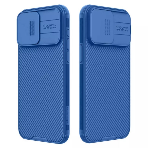 Torbica Nillkin CamShield Pro za iPhone 15 Pro 6.1 plava