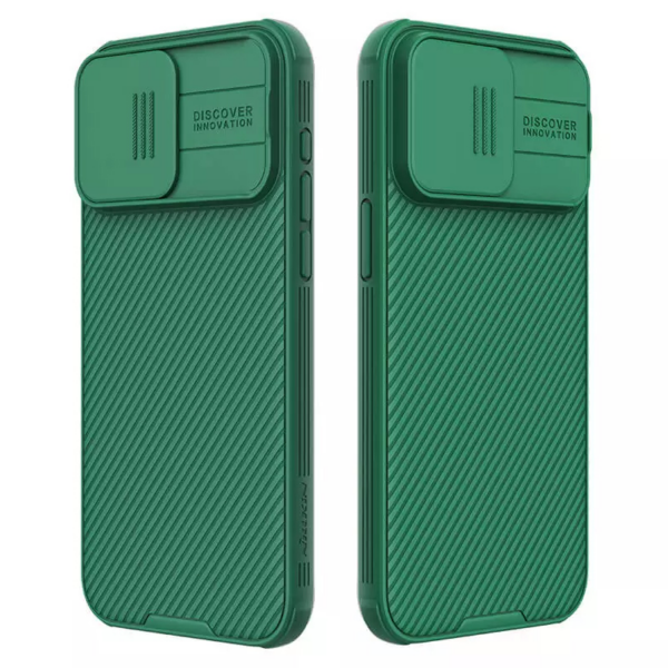 Torbica Nillkin CamShield Pro za iPhone 15 Pro 6.1 zelena