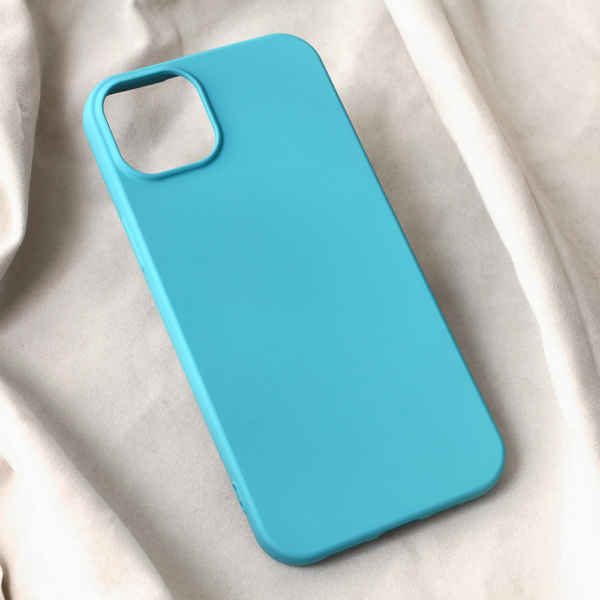 Torbica Teracell Soft Velvet za iPhone 15 Plus 6.7 mint