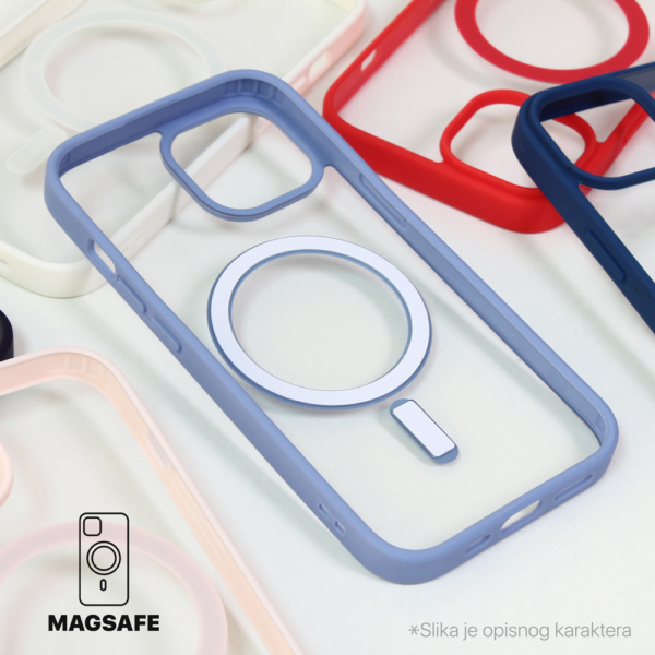 Torbica Magesafe za iPhone 15 6.1 bela