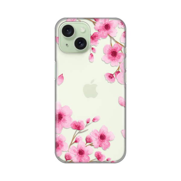 Torbica Silikonska Print Skin za iPhone 15 6.1 Rose flowers