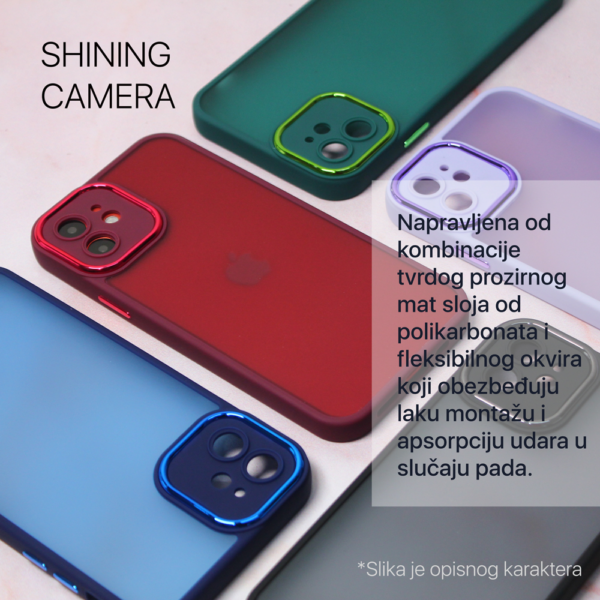 Torbica Shining Camera za iPhone 15 6.1 crna