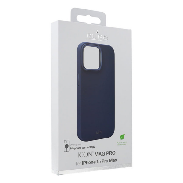 Torbica Puro ICON Mag Pro za iPhone 15 Pro Max 6.7 tamno plava