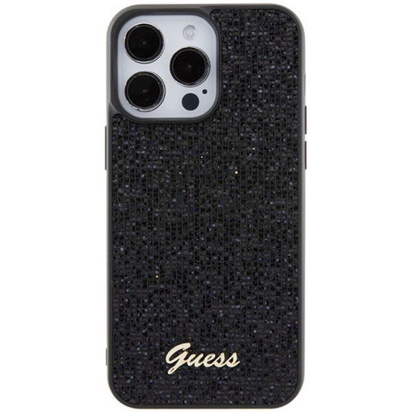 Torbica Guess Hc PU Disco Script Metal za iPhone 15 Pro Max 6.7 (GUHCP15XPMSDGSK)