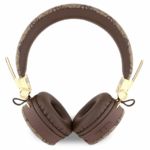 Bluetooth slusalice Guess 4G PU Leather Metal Logo braon (GUBH704GEMW) - Slika 3