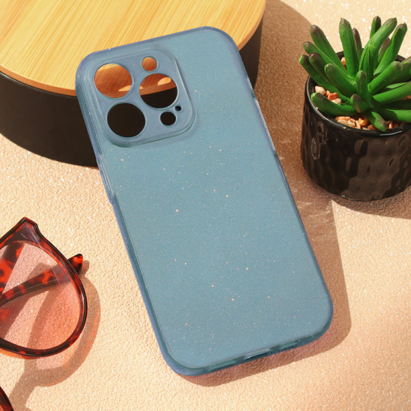 Torbica Sparkle Dust za iPhone 15 Pro 6.1 plava