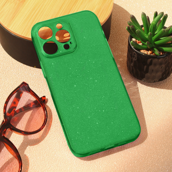 Torbica Sparkle Dust za iPhone 15 Pro Max 6.7 zelena