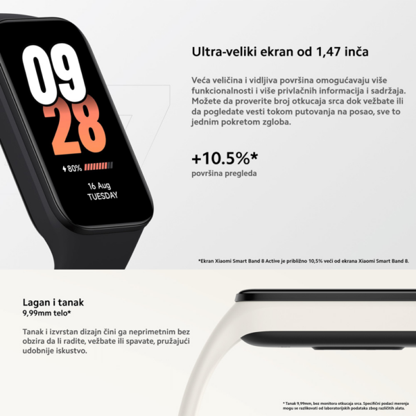 Xiaomi Mi Smart Band 8 Active roze