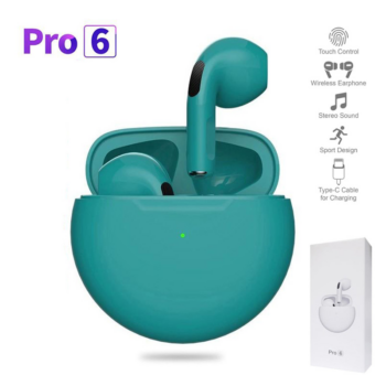 Bluetooth slusalice Airpods Pro6 zelene