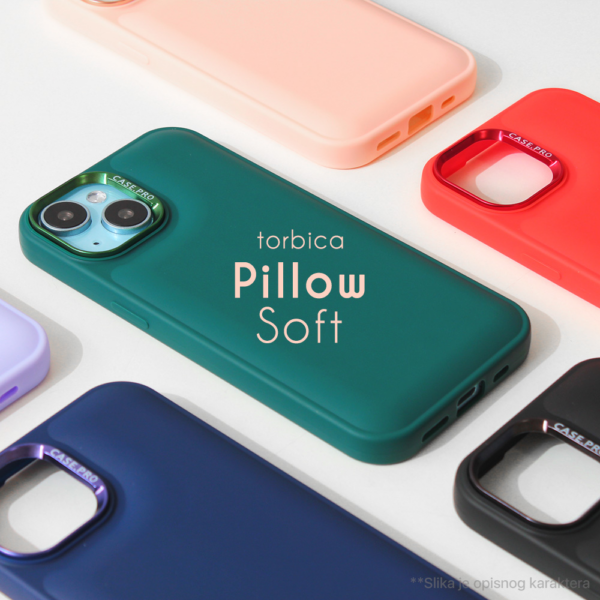 Torbica Pillow Soft za iPhone 15 6.1 ljubicasta