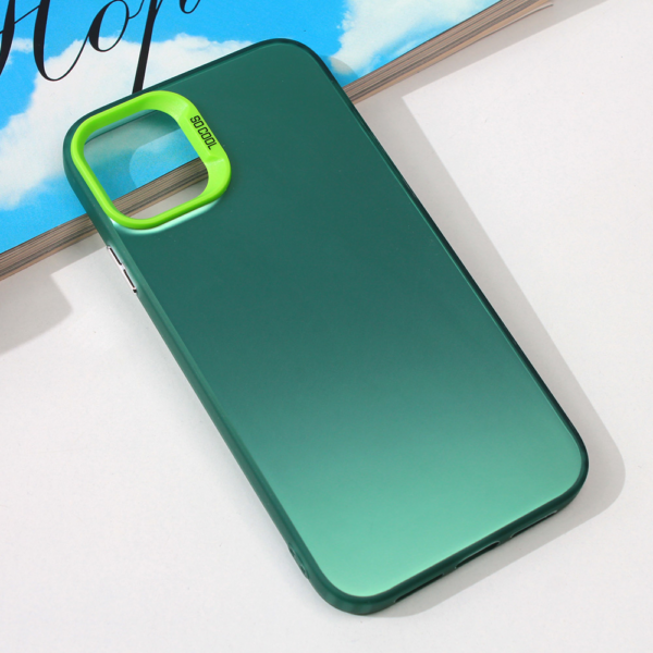 Torbica Clear za iPhone 11 6.1 zelena