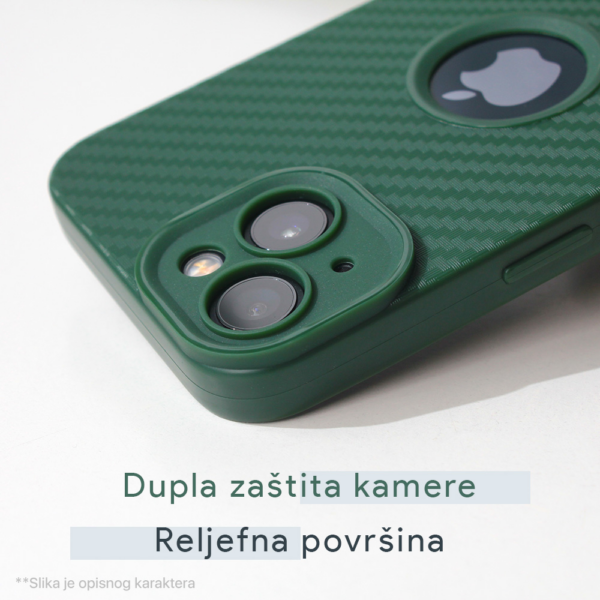 Torbica Carbon Stripe za iPhone 11 6.1 crvena