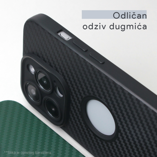 Torbica Carbon Stripe za iPhone 11 6.1 crvena