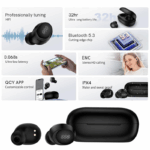 Bluetooth slusalice QCY Arcbuds lite crne - Slika 5