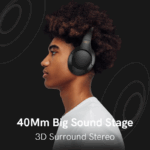 Bluetooth slusalice QCY H2 Pro crne - Slika 5