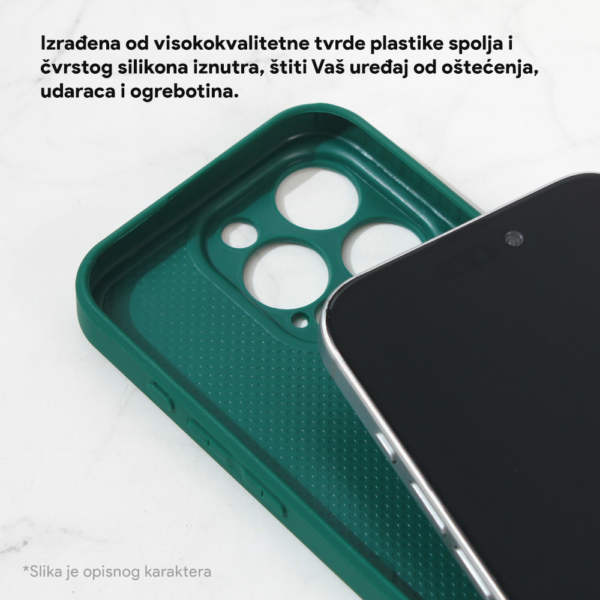 Torbica Shiny glass za iPhone 13 6.1 zelena