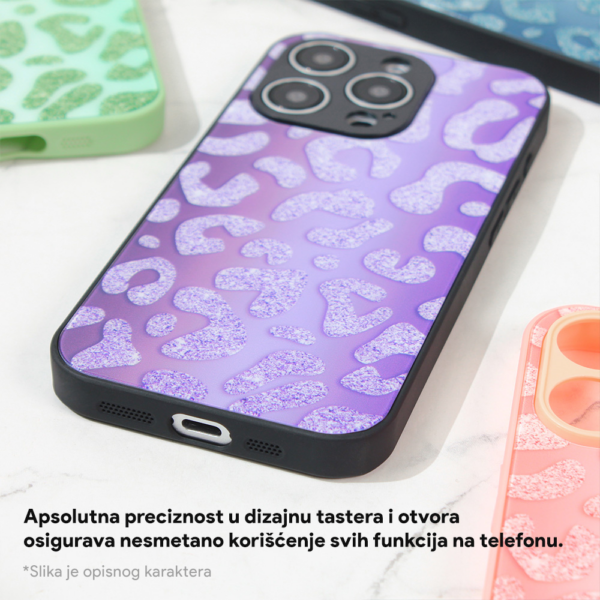 Torbica Shiny glass za iPhone 13 Pro Max 6.7 svetlo zelena