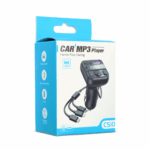 FM transmiter CS10, Micro USB, Lightning, PD, QC 3.0 Bluetooth 5.0, handsfree crni - Slika 3