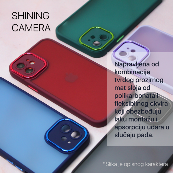 Torbica Shining Camera za Xiaomi Redmi 13C ljubicasta