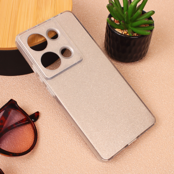 Torbica Sparkle Dust za Xiaomi Redmi Note 13 Pro 4G srebrna