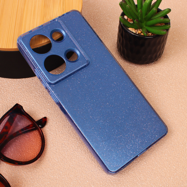 Torbica Sparkle Dust za Xiaomi Redmi Note 13 Pro 4G svetlo plava