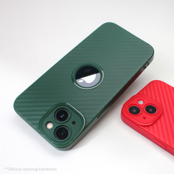 Torbica Carbon Stripe za Xiaomi Redmi A3 zelena