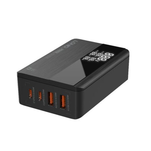 Brzi punjač 65W sa 4 porta - 2xPD i 2xUSB za sve uređaje