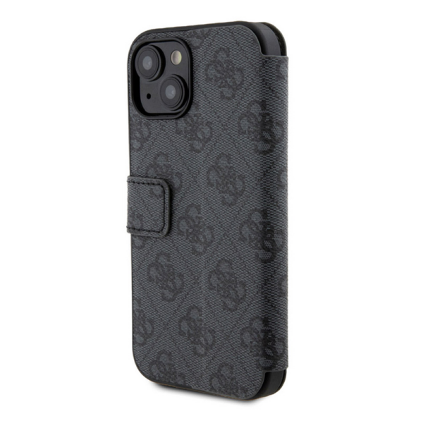 Torbica Guess Bk Pu leather 4G Metal Logo za iPhone 15 6.1 siva (GUBKP15S4GMGGR)