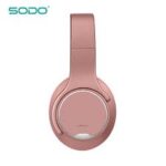 Bluetooth slusalice Sodo MH1 roze