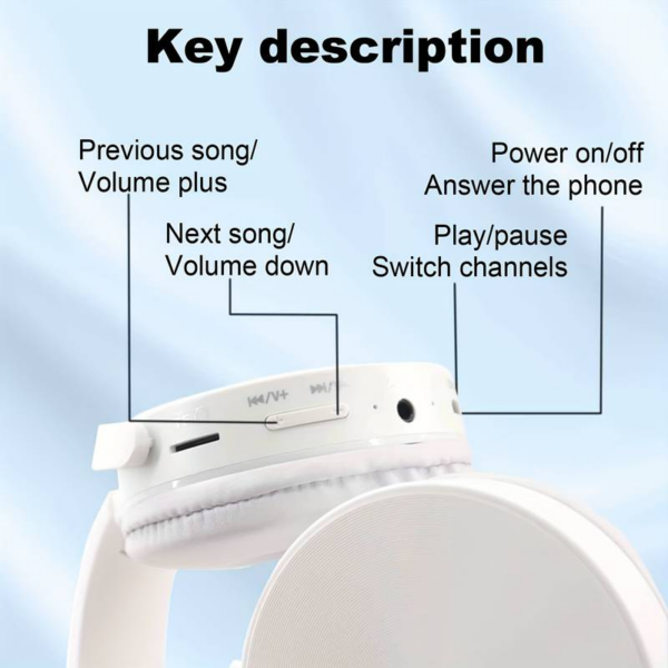 Bluetooth slusalice Sodo MZ-650 crne