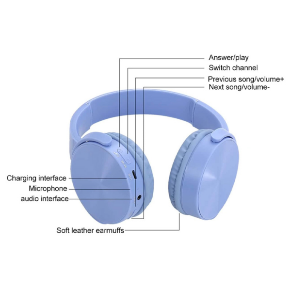 Bluetooth slusalice Sodo MZ-650 crne