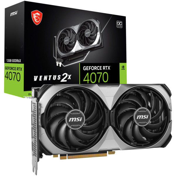 22062024667710263a743.jpeg SVGA MSI Geforce RTX 4070 Ventus 2X E OC 12GB DDR6, V513-432R - Slika 1