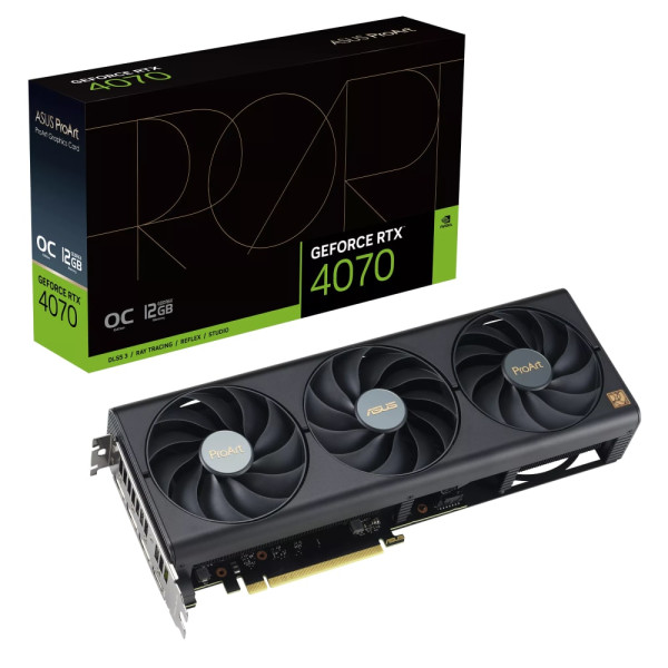 220620246677116ba0e26.jpeg SVGA ASUS Geforce RTX 4070 PROART 12GB GDDR6, PROART-RTX4070-O12 - Slika 1