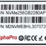 SSD M.2 NVMe 256GB TwinMOS AlphaPro 3600/3250MB/s, NVMe256GB2280AP