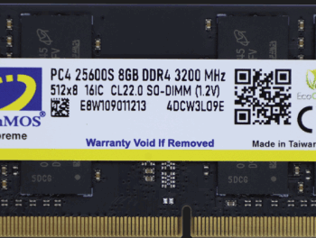 RAM SODIMM DDR4 8GB 3200MHz TwinMOS MDD48GB3200N