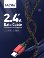 Data kabl LDNIO LS432 micro USB crni 2m - Slika 3