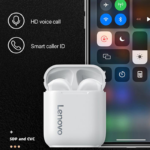 Bluetooth slusalice Lenovo LP2 Airpods crne HQ - Slika 3