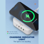 Kucni punjac LDNIO AW004 32W Desktop Wireless Quick Charge 3.0 + PD 30W beli - Slika 4