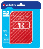 HDD E2.5" Verbatim 1TB USB 3.0 Store'n'Go 53203, Red - Slika 3